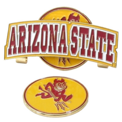 Arizona State Sun Devils Slider Clip with Golf Ball Marker (Set of 3)