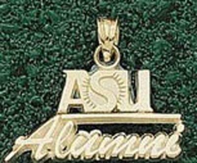 Arizona State Sun Devils Small "ASU Alumni" Pendant - 10KT Gold Jewelry