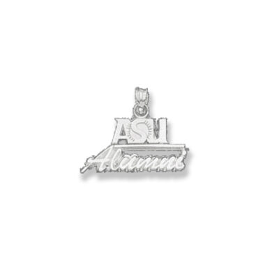 Arizona State Sun Devils Small "ASU Alumni" Pendant - Sterling Silver Jewelry