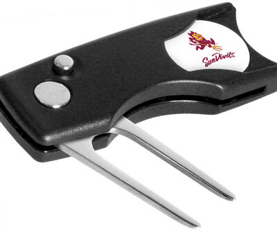 Arizona State Sun Devils Spring Action Divot Tool with Golf Ball Marker (Set of 2)