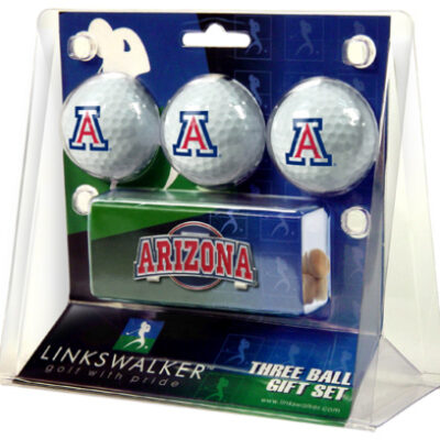 Arizona Wildcats 3 Ball Gift Pack with Hat Clip