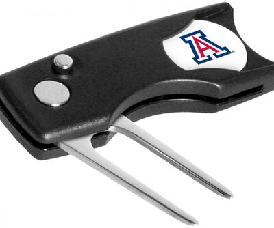 Arizona Wildcats Spring Action Divot Tool with Golf Ball Marker (Set of 2)