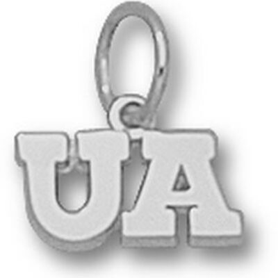 Arizona Wildcats "UA" 3/16" Charm - Sterling Silver Jewelry