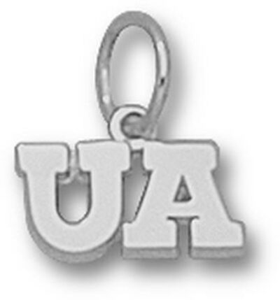 Arizona Wildcats "UA" 3/16" Charm - Sterling Silver Jewelry