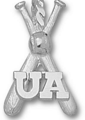 Arizona Wildcats "UA Baseball Bats" Pendant - Sterling Silver Jewelry