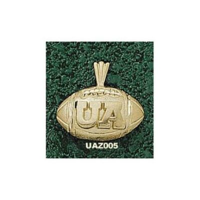 Arizona Wildcats "UA Football" Pendant - 10KT Gold Jewelry