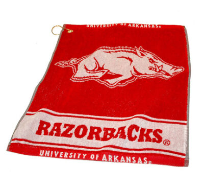 Arkansas Razorbacks 16" x 19" Woven Golf Towel (Set of 2)