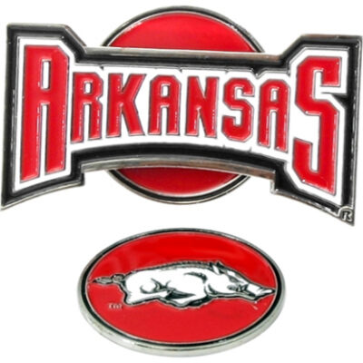 Arkansas Razorbacks Slider Clip with Golf Ball Marker (Set of 3)