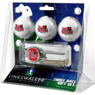 Arkansas State Red Wolves 3 Ball Golf Gift Pack with Kool Tool