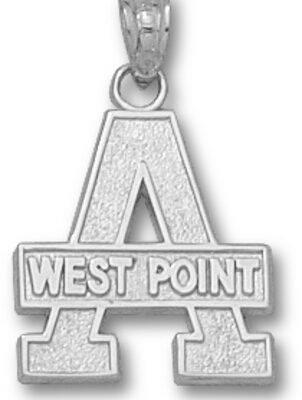 Army Black Knights "A Westpoint" Pendant - Sterling Silver Jewelry