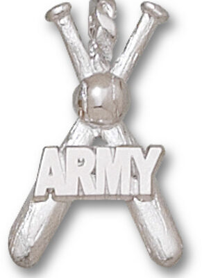 Army Black Knights "Army Baseball Bats" Pendant - Sterling Silver Jewelry