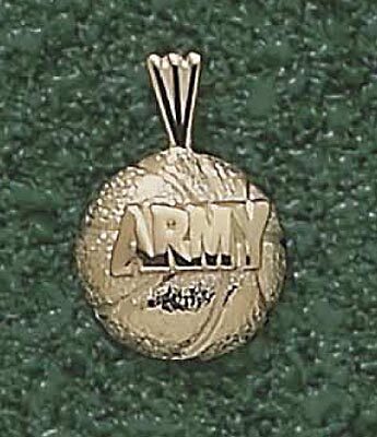 Army Black Knights "Army Basketball" Pendant - 10KT Gold Jewelry