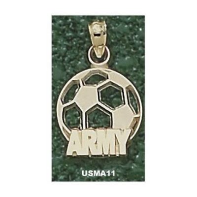 Army Black Knights "Army Soccerball" Pendant - 10KT Gold Jewelry