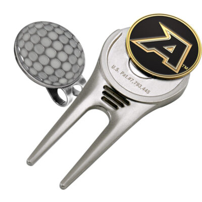 Army Black Knights Divot Tool Hat Clip with Golf Ball Marker (Set of 2)