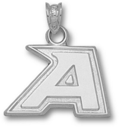 Army Black Knights New "A" 1/2" Pendant - Sterling Silver Jewelry