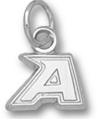 Army Black Knights New "A" 1/4" Charm - Sterling Silver Jewelry