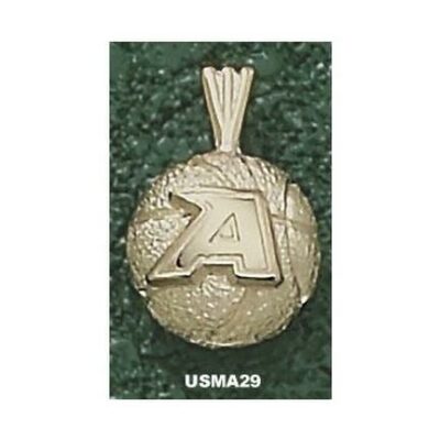 Army Black Knights New "A Basketball" Pendant - 10KT Gold Jewelry