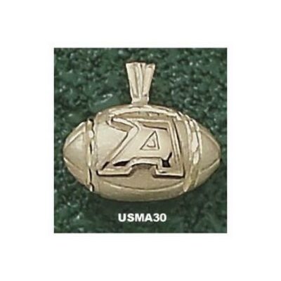 Army Black Knights New "A Football" Pendant - 10KT Gold Jewelry