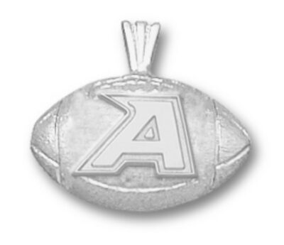 Army Black Knights New "A Football" Pendant - Sterling Silver Jewelry