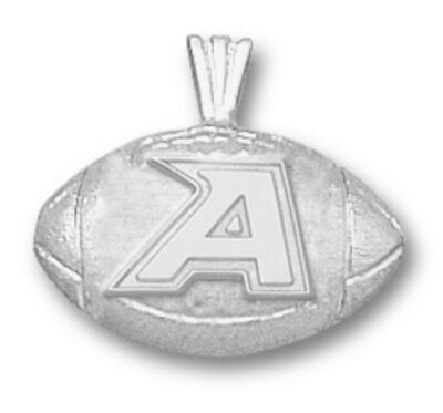 Army Black Knights New "A Football" Pendant - Sterling Silver Jewelry