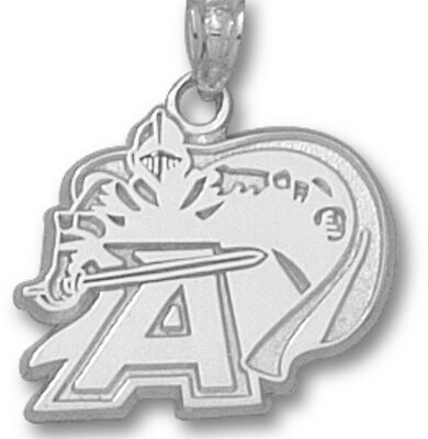 Army Black Knights New "A Knight Logo" 5/8" Pendant - Sterling Silver Jewelry