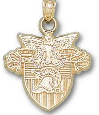 Army Black Knights "Seal" Pendant - 10KT Gold Jewelry