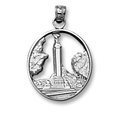 Army Black Knights "Trophy Chapel" Pendant - Sterling Silver Jewelry