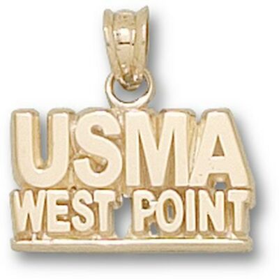 Army Black Knights "USMA Westpoint" Pendant - 14KT Gold Jewelry