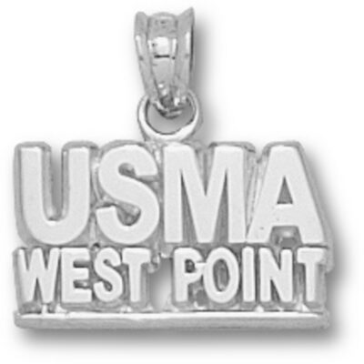 Army Black Knights "USMA Westpoint" Pendant - Sterling Silver Jewelry