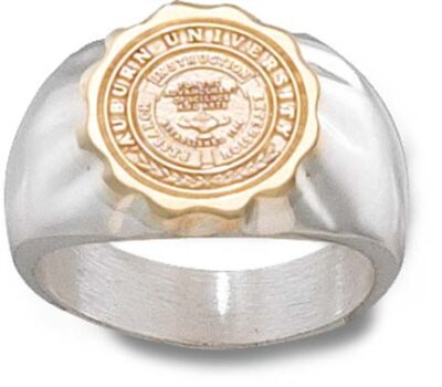 Auburn Tigers "Seal" Men's Ring Size 11 - 14KT Gold Jewelry