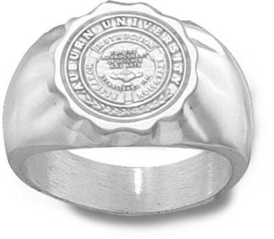 Auburn Tigers "Seal" Men's Ring Size 12 - Sterling Silver Jewelry