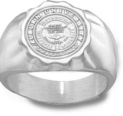 Auburn Tigers "Seal" Men's Ring Size 12 - Sterling Silver Jewelry