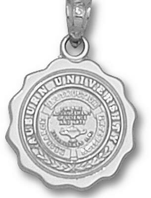 Auburn Tigers "Seal" Pendant - Sterling Silver Jewelry