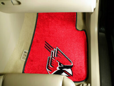 Ball State Cardinals 27" x 18" Auto Floor Mat (Set of 2 Car Mats)