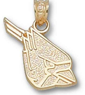 Ball State Cardinals "Cardinal Head" Pendant - 10KT Gold Jewelry