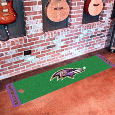 Baltimore Ravens 18" x 72" Putting Green Runner