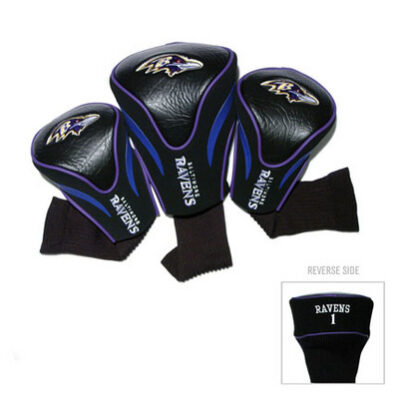 Baltimore Ravens Contour Fit Golf Headcover (3-Pack)