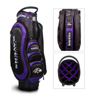 Baltimore Ravens Medalist Cart Golf Bag