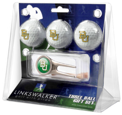 Baylor Bears 3 Golf Ball Gift Pack with Cap Tool