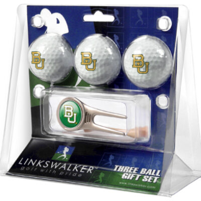 Baylor Bears 3 Golf Ball Gift Pack with Cap Tool