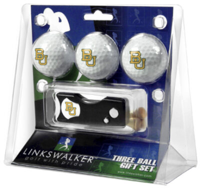 Baylor Bears 3 Golf Ball Gift Pack with Spring Action Tool