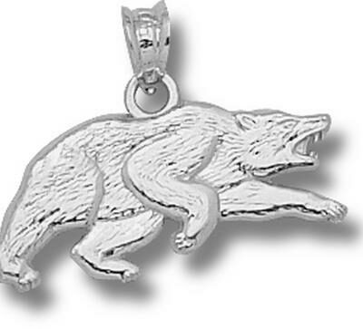 Baylor Bears "Running Bear" Pendant - Sterling Silver Jewelry