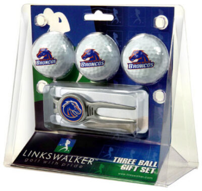 Boise State Broncos 3 Ball Golf Gift Pack with Kool Tool