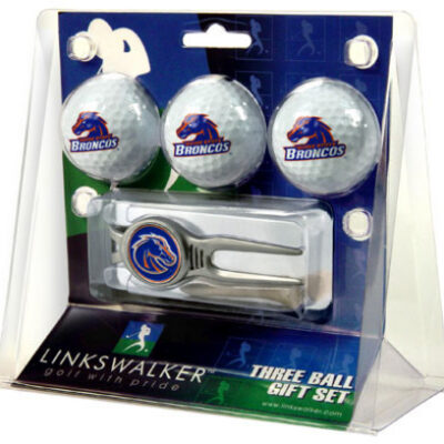 Boise State Broncos 3 Ball Golf Gift Pack with Kool Tool