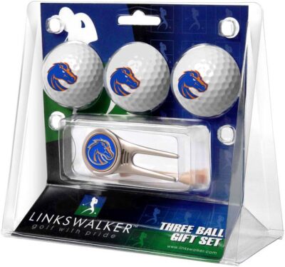 Boise State Broncos 3 Golf Ball Gift Pack with Cap Tool