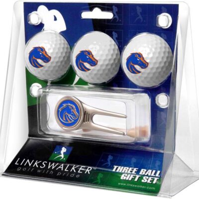 Boise State Broncos 3 Golf Ball Gift Pack with Cap Tool