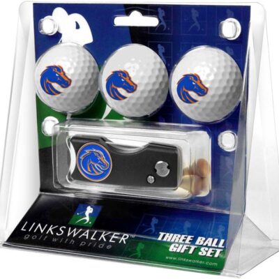 Boise State Broncos 3 Golf Ball Gift Pack with Spring Action Tool