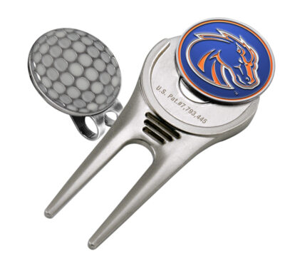 Boise State Broncos Divot Tool Hat Clip with Golf Ball Marker (Set of 2)