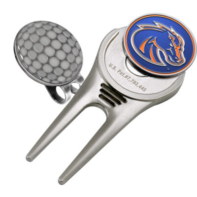 Boise State Broncos Divot Tool Hat Clip with Golf Ball Marker (Set of 2)