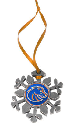 Boise State Broncos Snowflake Ornament (Set of 2)